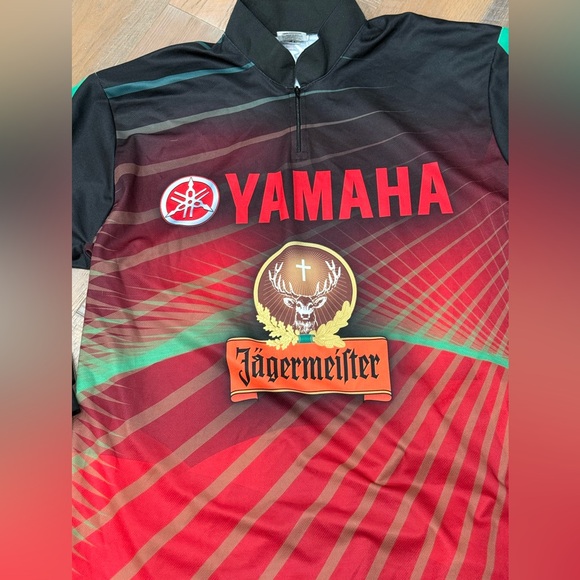 Gemini JAGERMEISTER JAGER YAMAHA 1/4 Zip FIshing Outdoor Shirt Jacket The Stag - Picture 4 of 8